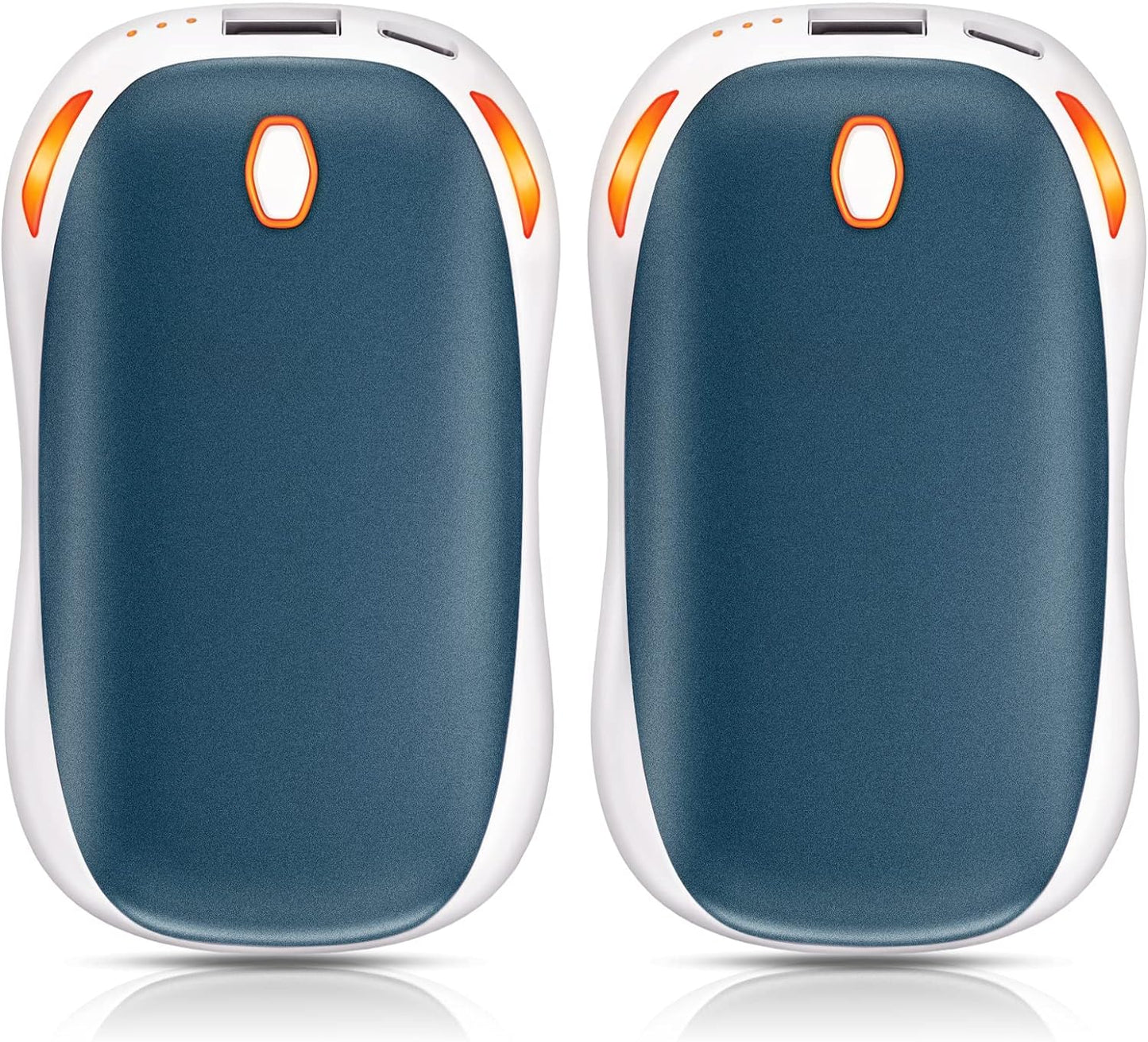 Upgraded 10000Mah Quick Charge 2 in 1 Hand Warmers Rechargeable Power Bank, Reusable Electric Portable Pocket Hands Heater Winter Warmer, 15 Hours Portable Heater Therapy Outdoors Warm Gifts