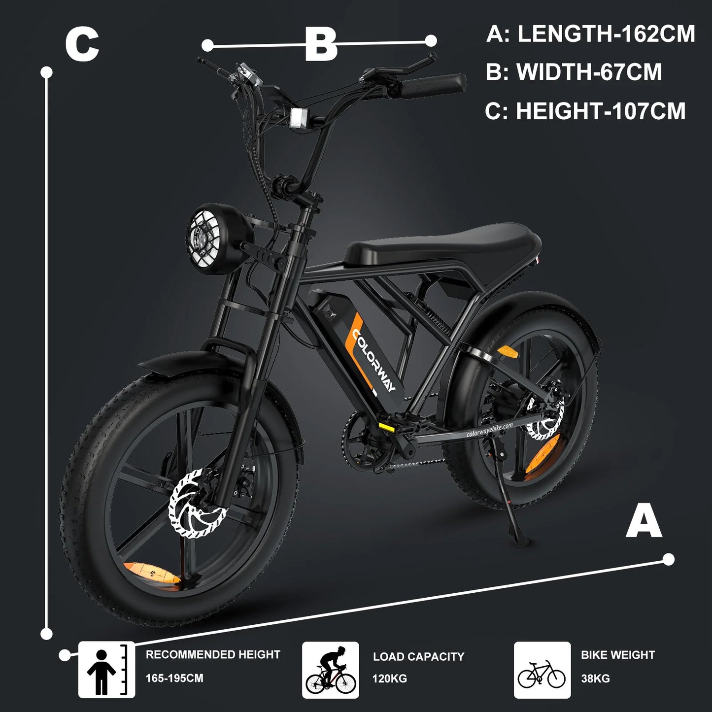 750W Electric Bike for Adults,20X4.0 Fat Tire Off-Road E Bike,48V/15Ah Battery Snow Beach Mountain Bike for Outdoor Cycling E Bike UL2849