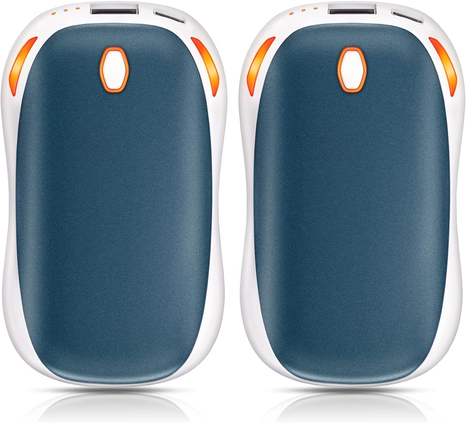 Upgraded 10000Mah Quick Charge 2 in 1 Hand Warmers Rechargeable Power Bank, Reusable Electric Portable Pocket Hands Heater Winter Warmer, 15 Hours Portable Heater Therapy Outdoors Warm Gifts