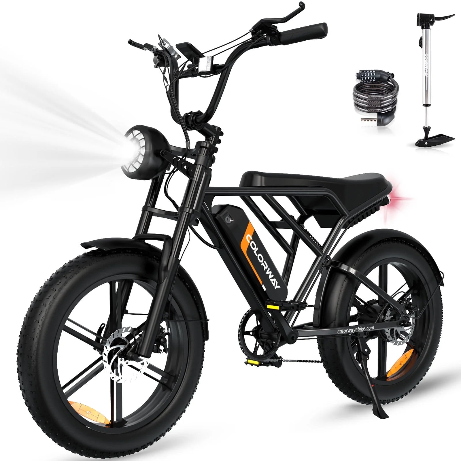 750W Electric Bike for Adults,20X4.0 Fat Tire Off-Road E Bike,48V/15Ah Battery Snow Beach Mountain Bike for Outdoor Cycling E Bike UL2849