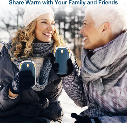Upgraded 10000Mah Quick Charge 2 in 1 Hand Warmers Rechargeable Power Bank, Reusable Electric Portable Pocket Hands Heater Winter Warmer, 15 Hours Portable Heater Therapy Outdoors Warm Gifts